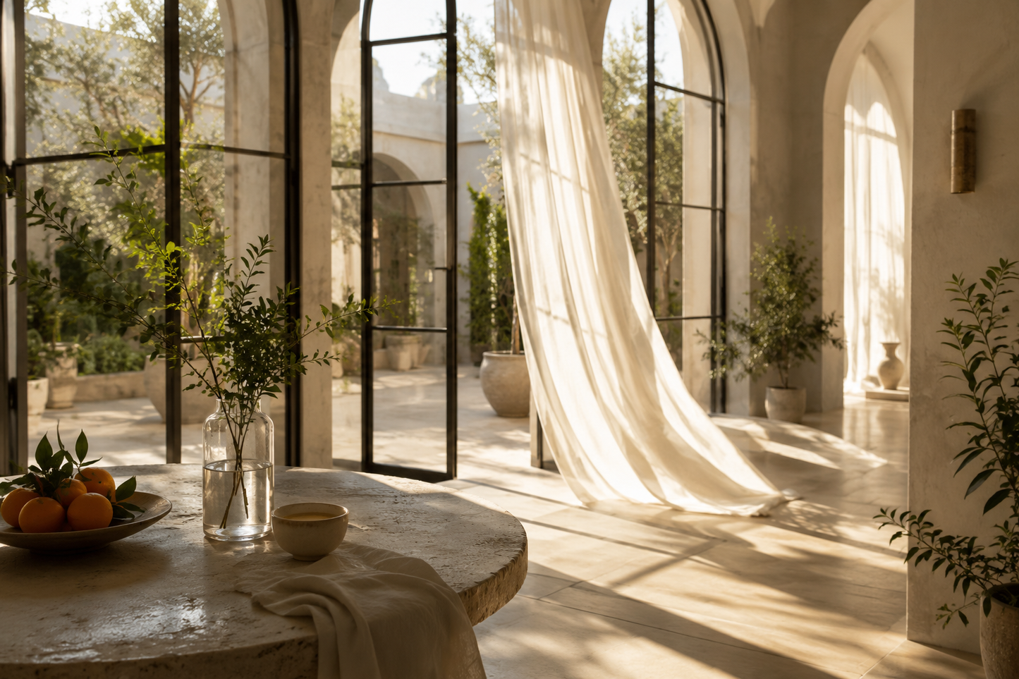 Sunlit Atrium