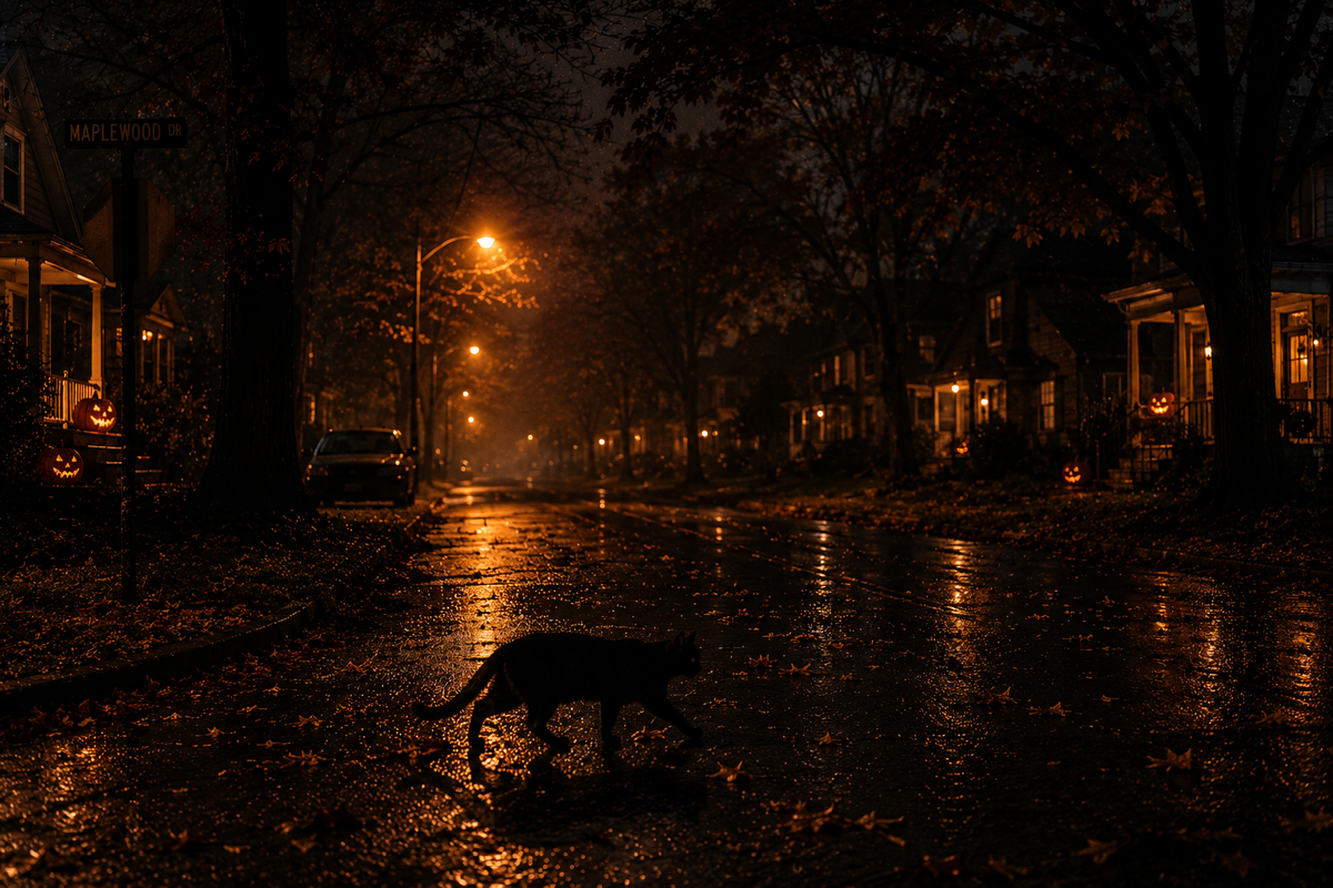 Black Cat Crossing