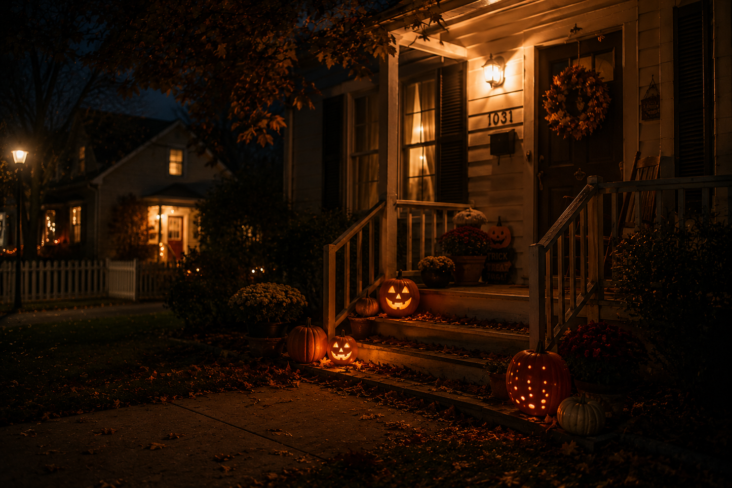 Porch Light On