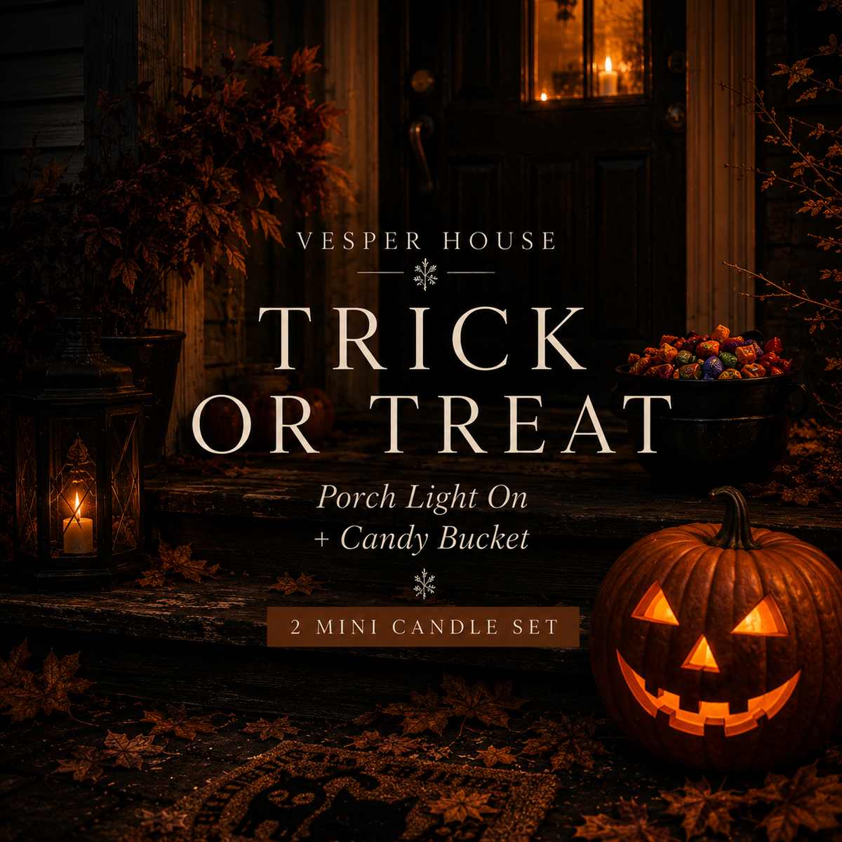 🍬 Trick or Treat — 2 Mini Candle Set